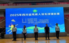 四川省2025年残疾人羽毛球锦标赛在德阳举行